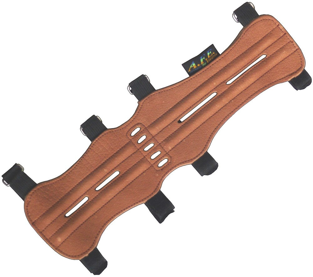 Long arm protection for archery, upper and lower arm arm protection, smooth leather